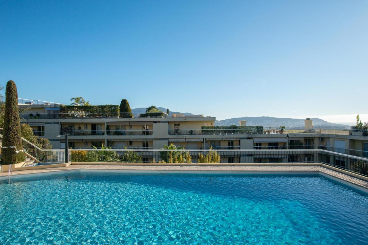 ניס 3 Pieces Vue Mer Et Piscine Quartier Parc Imperial מראה חיצוני תמונה
